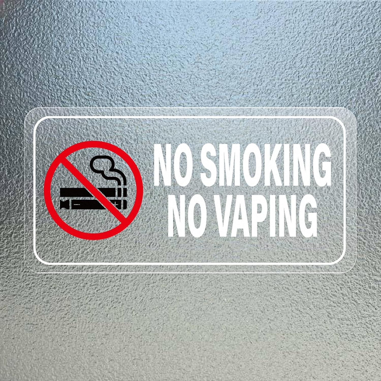 Vaping Area - 10 Stück Aufkleber „Nicht Rauchen, Nicht