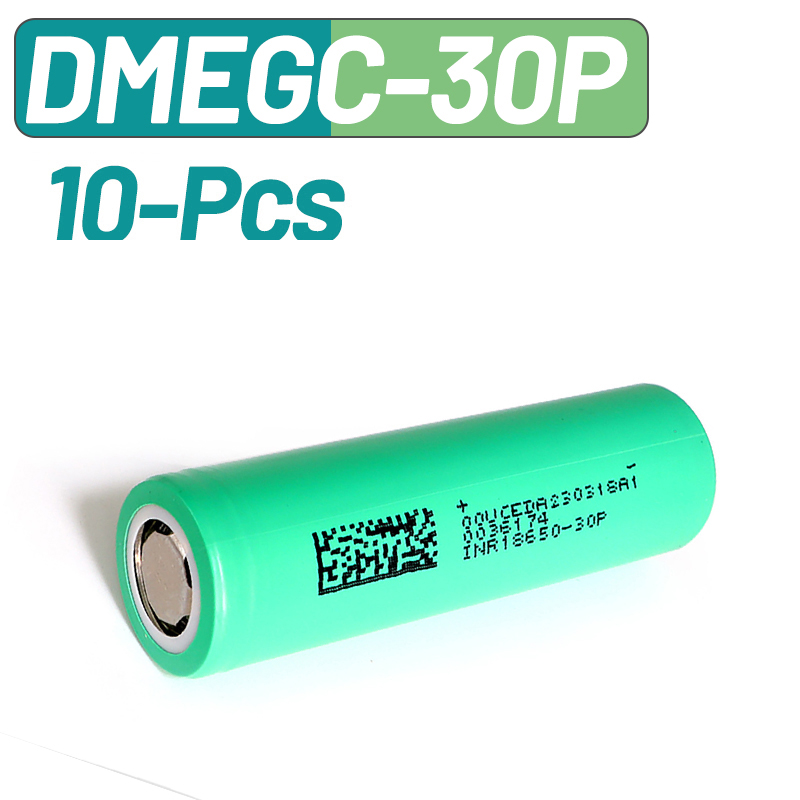 Vape Battery 18650 - 10 Stück DMEGC 30P INR18650 3000mAh