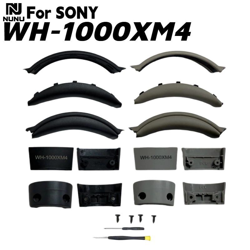 Sony Headphone Wh-1000Xm4 - Ersatz-Ohrpolster zum Aufstecken / Proteinleder /