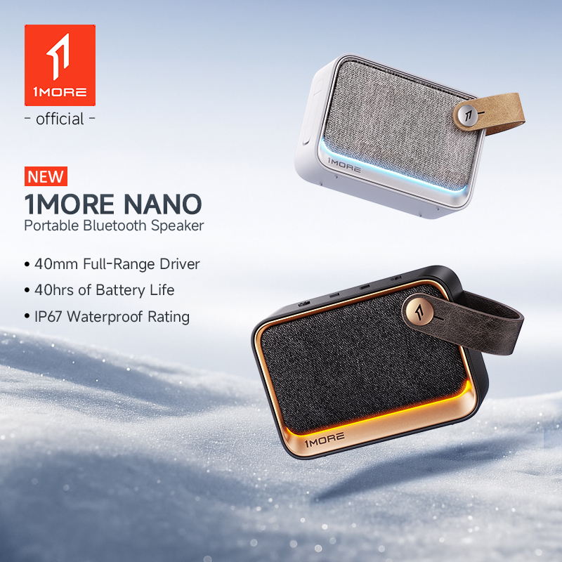 Anker Speaker Soundcore Boom 2 - 1MORE NANO Tragbarer Bluetooth-Lautsprecher Tiefer Bass