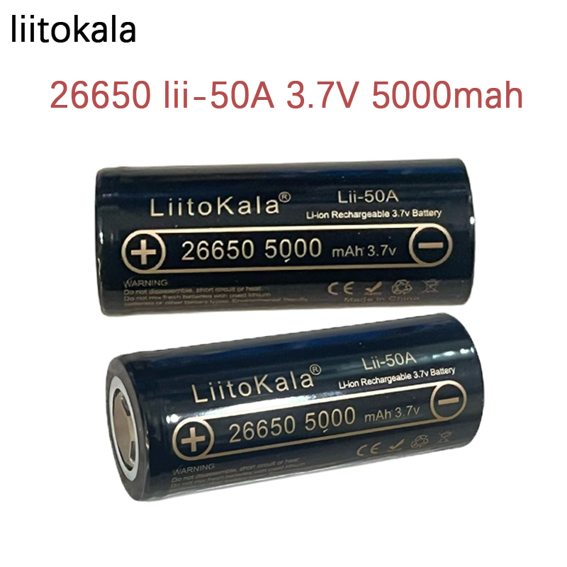 1-10 Stück LiitoKala Lii-50A 2 – Vape Battery 18650 Bewertung und Preis