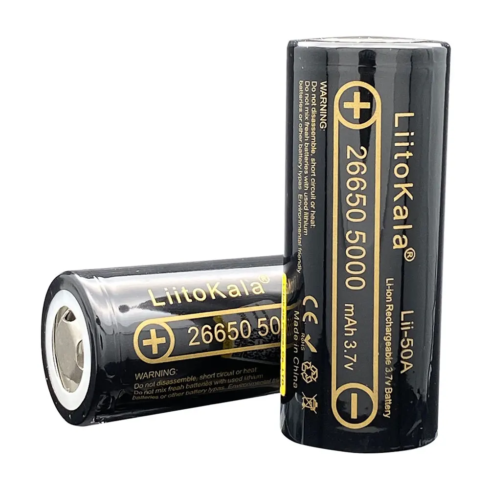 1-10 Stück LiitoKala Lii-50A 2 – Vape Battery 18650 Bewertung und Preis