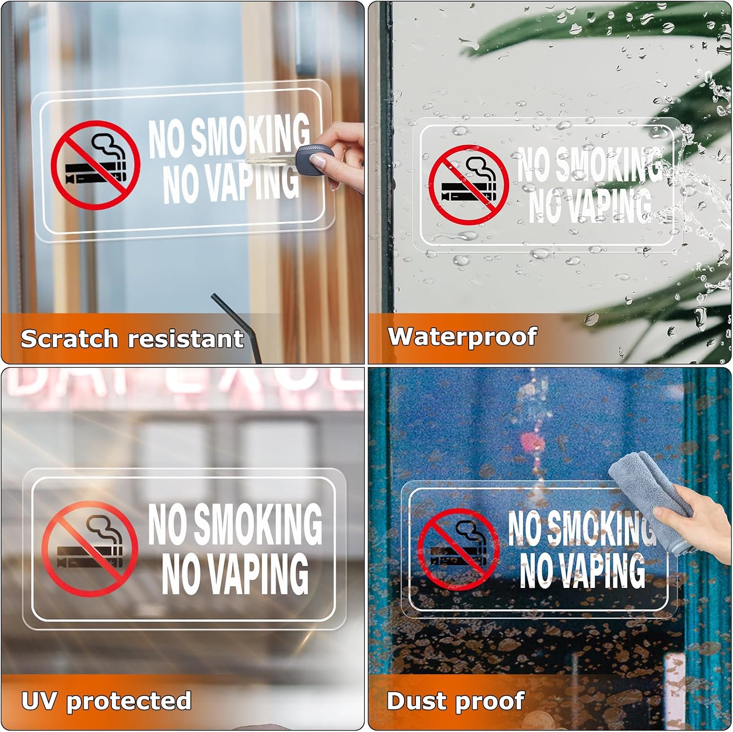 10 Stück Aufkleber „Nicht Rauc – Vaping Area Bewertung und Preis