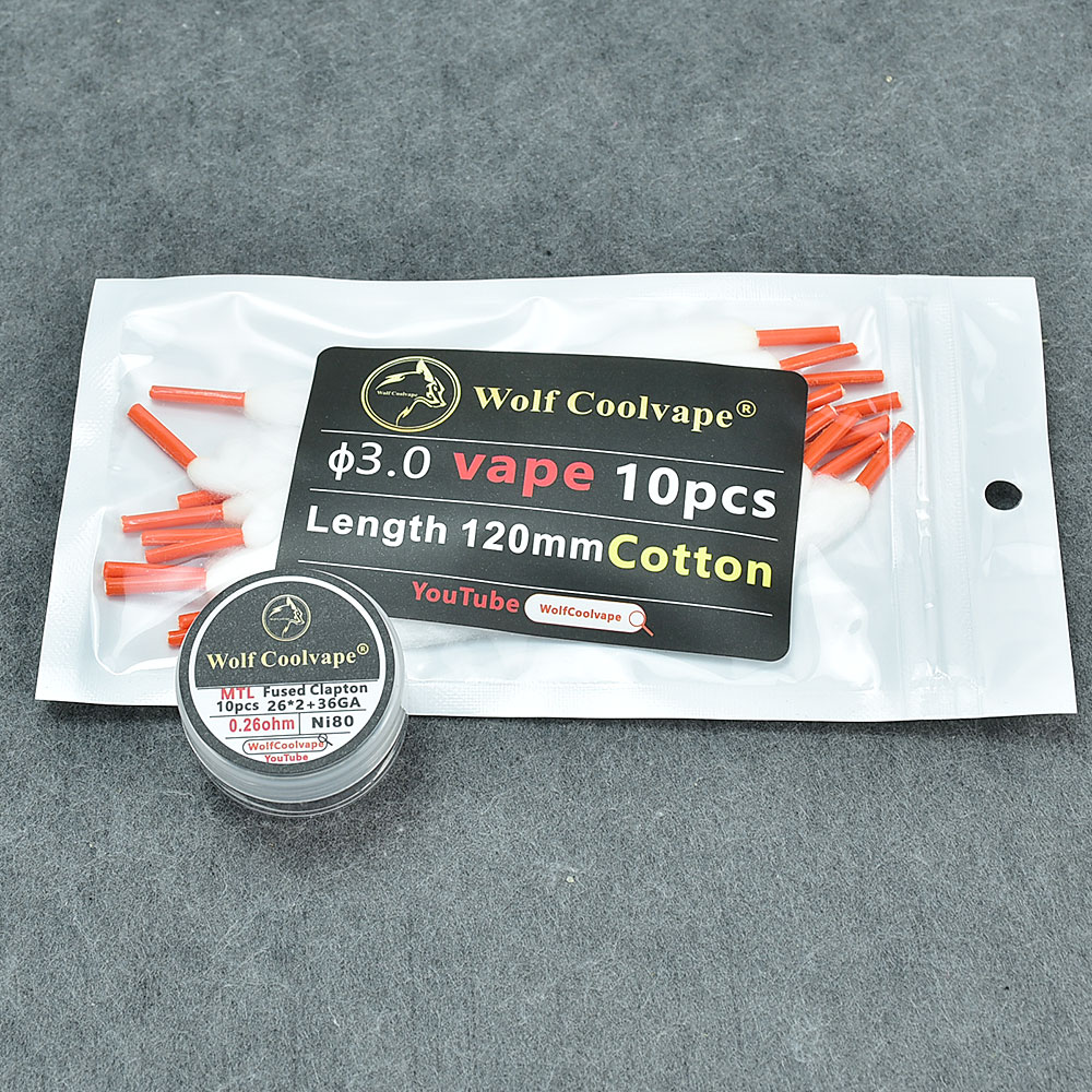 Wolfcoolvape vorgefertigte Hei – Clapton Wire Pre Built Bewertung und Preis