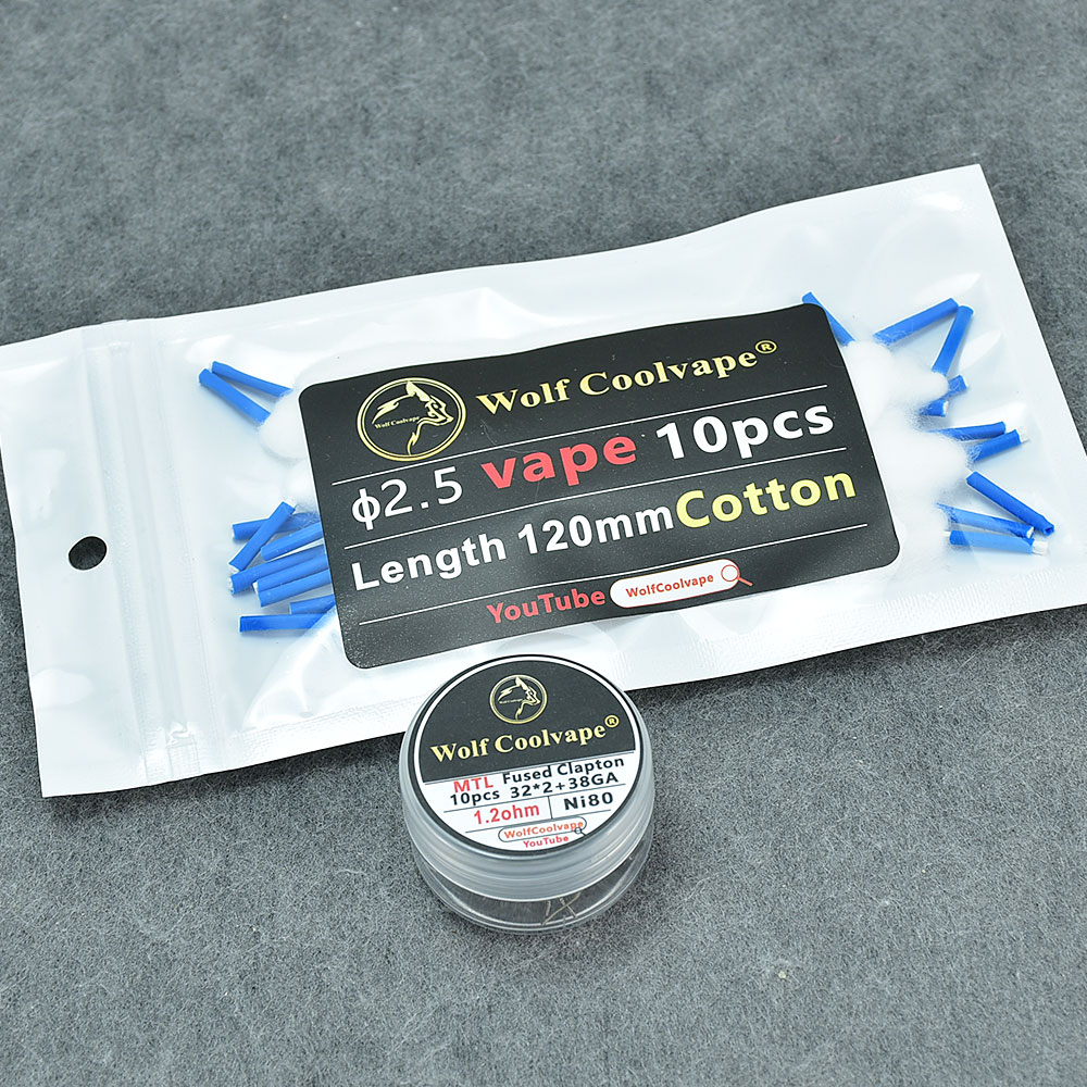 Wolfcoolvape vorgefertigte Hei – Clapton Wire Pre Built Bewertung und Preis