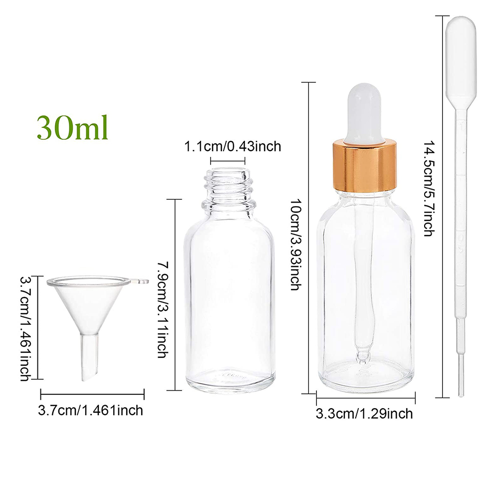 24 teile/los 30ml Leere Klar D – Juice Bottle Dropper Bewertung und Preis