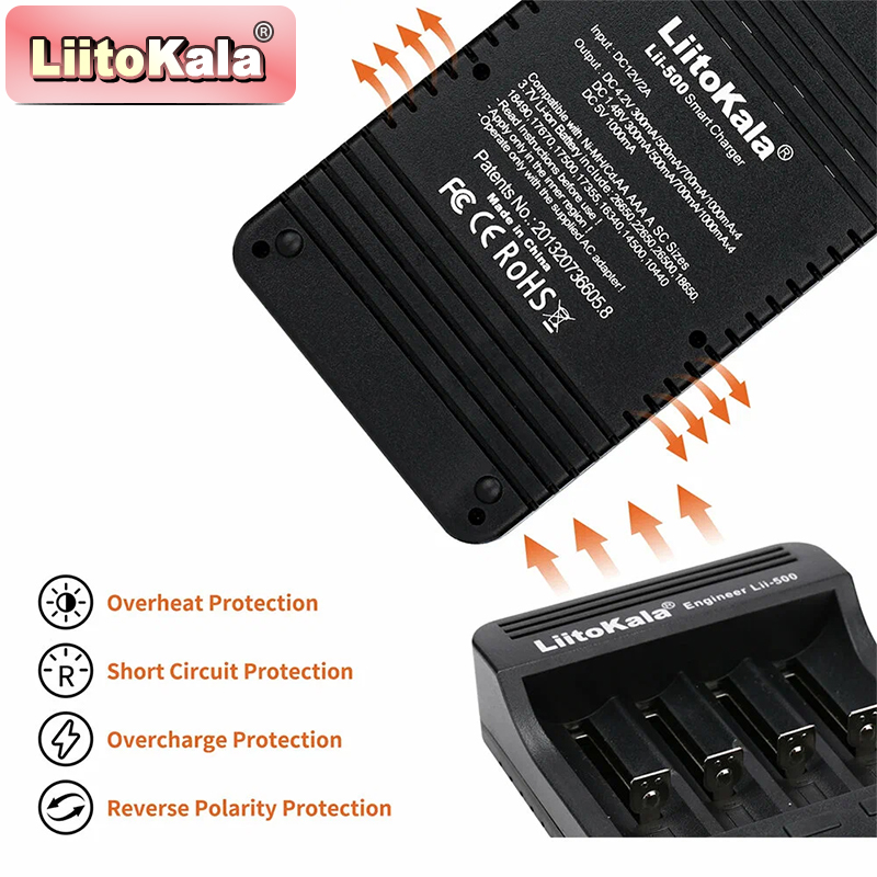 LiitoKala Lii-500 Batterielade – Vape Battery 18650 Bewertung und Preis